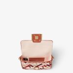 FENDI Baguette® Mini Canvas bag with multicolor FF embroidery - Image 6